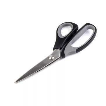   Cikk cakk olló KAI hossza 23 cm - fekete (2 db-os csomagolás)