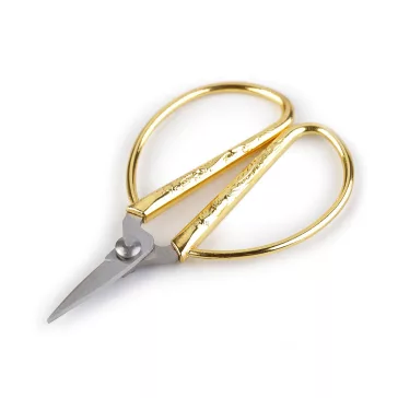   Csiptető olló hossza 8,5 cm - 2 arany (2 db-os csomagolás)