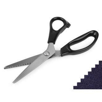 Cikk cakk olló hossza 24 cm ívek / fogak