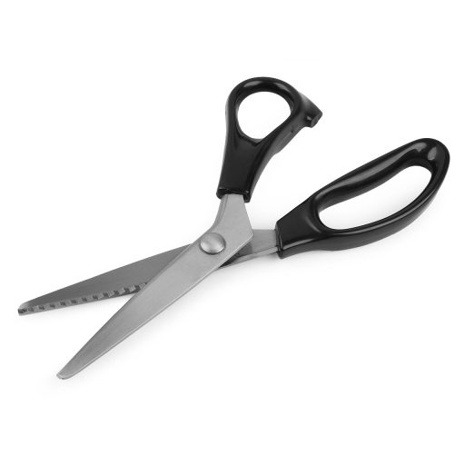 Cikk cakk olló hossza 24 cm ívek / fogak