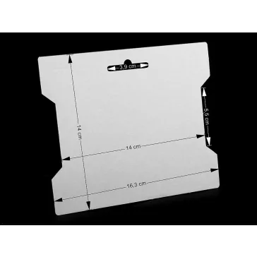   Papírkártya 14x16,3 cm - 2 természetes barna (1000 db-os csomagolás)