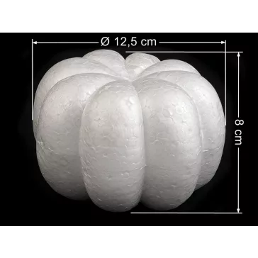   Tök 8x12,5 cm polisztirol / hungarocel - fehér (30 db-os csomagolás)