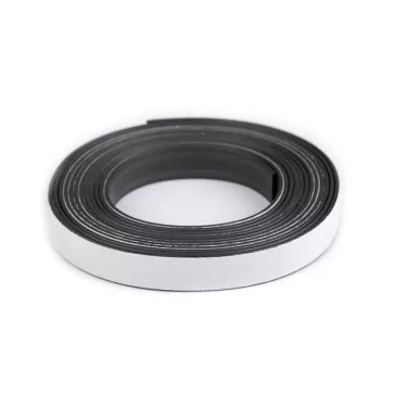   Mágnesszalag öntapadós szélesség 12; 15; 18 mm - 12 mm fekete (12 db-os csomagolás)