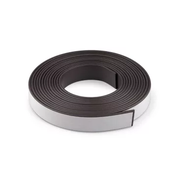   Mágnesszalag öntapadós szélesség 12; 15; 18 mm - 15 mm fekete (12 db-os csomagolás)