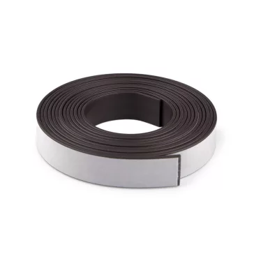   Mágnesszalag öntapadós szélesség 12; 15; 18 mm - 18 mm fekete (4 db-os csomagolás)