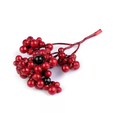 Máberkenye dekoráció - kárminvörös (50 bunch)
