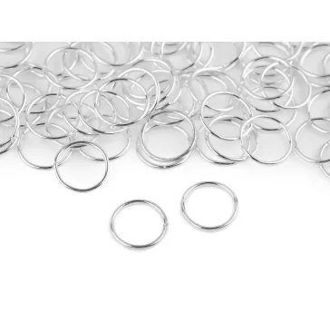   Összekötő karika Ø10,5 mm - 2 ezüst vil. (100 g-os csomagolás)