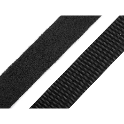 Alacsony tépőzár horog + plüss szélessége 20 mm vékony