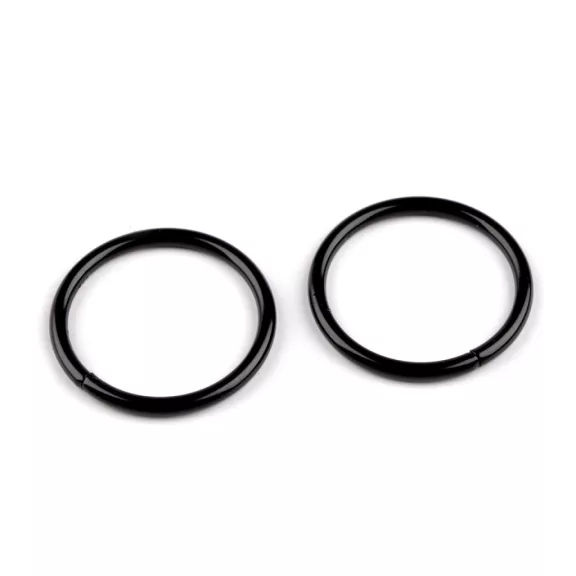 Karika Ø25 mm - 5 fekete lakk (10 db-os csomagolás) Karika Ø25 mm - 5 fekete lakk (10 db-os csomagolás)