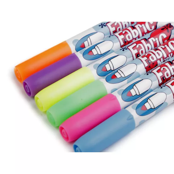 Textil filctoll 6 db készlet - 3 (560-6C) lásd a képen neon (3 box) Textil filctoll 6 db készlet - 3 (560-6C) lásd a képen neon (3 box)