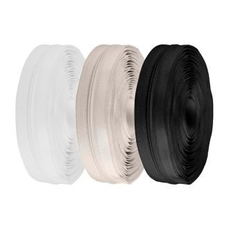   Spirálcipzár szélessége No 3 folyóméter BX típusú futókhoz