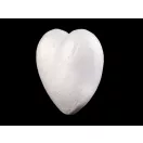 Szív Ø8 cm polisztirol - fehér (20 db-os csomagolás) Szív Ø8 cm polisztirol - fehér (20 db-os csomagolás)