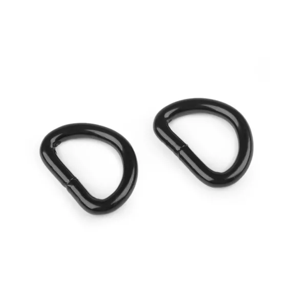 D karika félkarika átmérője 15 mm - 6 fekete lakk (10 db-os csomagolás) D karika félkarika átmérője 15 mm - 6 fekete lakk (10 db-os csomagolás)