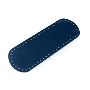   Horgolható táskaalj 10x30 cm - 17 (4716) sötétkék (6 db-os csomagolás)