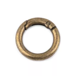   Karabiner gömbölyű táskára való / karika kulcsra Ø18 mm