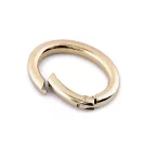 Ovális karabiner táskára / kulcskarika - 7 rózsaarany (30 db-os csomagolás) Ovális karabiner táskára / kulcskarika - 7 rózsaarany (30 db-os csomagolás)