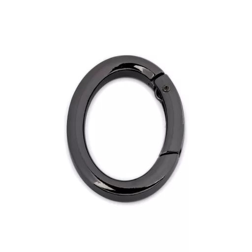 Ovális karabiner táskára / kulcskarika