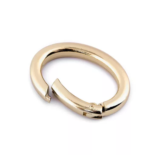 Ovális karabiner táskára / kulcskarika