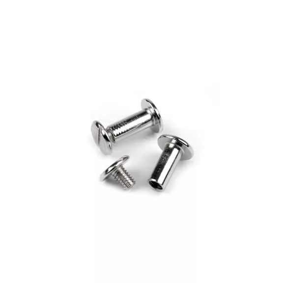Könyvkötő csavar 12; 16; 20 a 25 mm - 3 (12 mm) nikkel (200 pr) Könyvkötő csavar 12; 16; 20 a 25 mm - 3 (12 mm) nikkel (200 pr)