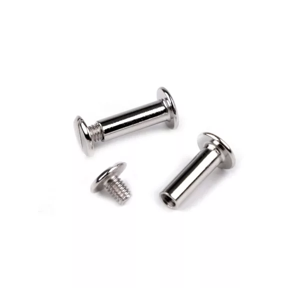 Könyvkötő csavar 12; 16; 20 a 25 mm - 6 (16 mm) nikkel (200 pr) Könyvkötő csavar 12; 16; 20 a 25 mm - 6 (16 mm) nikkel (200 pr)