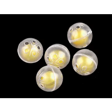   Csörgőgolyó Ø26 mm - 2 (Ø26 mm) átlátszó (200 db-os csomagolás)