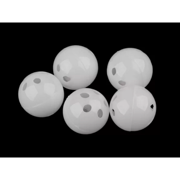 Csörgőgolyó Ø26 mm - 3 (Ø26 mm) fehér (200 db-os csomagolás) Csörgőgolyó Ø26 mm - 3 (Ø26 mm) fehér (200 db-os csomagolás)