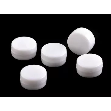 Csörgő lapos Ø22 mm - fehér (200 db-os csomagolás)
