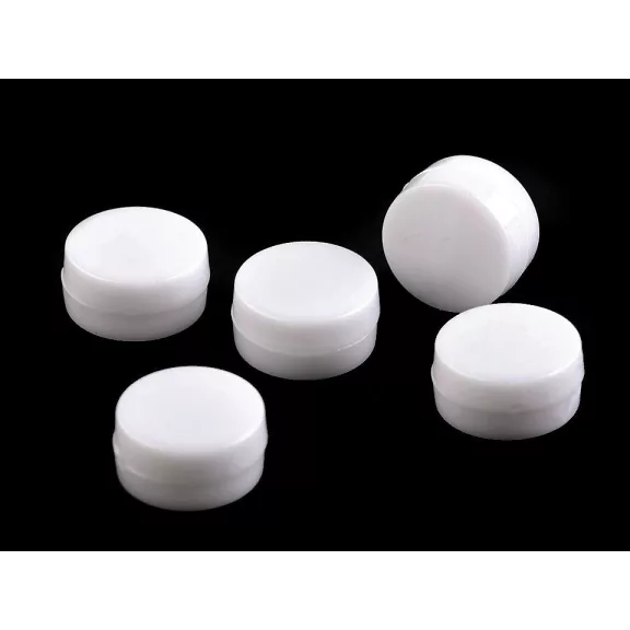 Csörgő lapos Ø22 mm - fehér (5 db-os csomagolás) Csörgő lapos Ø22 mm - fehér (5 db-os csomagolás)