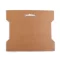 Papírkártya natural 14x16,3 cm kivágással - természetes barna (50 db-os csomagolás)