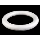 Polieszter koszorú Ø30 cm - fehér (1 db-os csomagolás) Polieszter koszorú Ø30 cm - fehér (1 db-os csomagolás)
