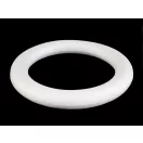 Polieszter koszorú Ø24 cm - fehér (10 db-os csomagolás) Polieszter koszorú Ø24 cm - fehér (10 db-os csomagolás)