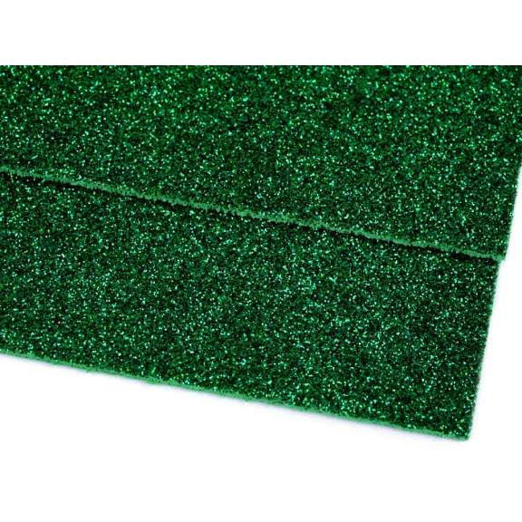 Habgumi Moosgummi csillámokkal 20x30 cm - 11 zöld karácsonyi (10 db-os csomagolás) Habgumi Moosgummi csillámokkal 20x30 cm - 11 zöld karácsonyi (10 db-os csomagolás)