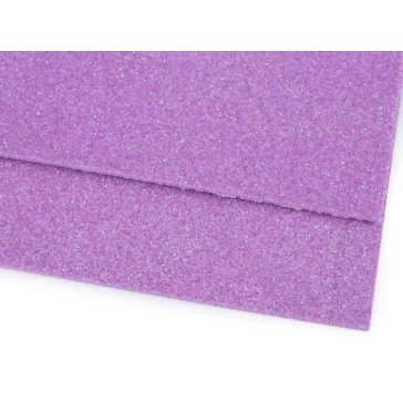   Habgumi Moosgummi csillámokkal 20x30 cm - 18 lila (2 db-os csomagolás)