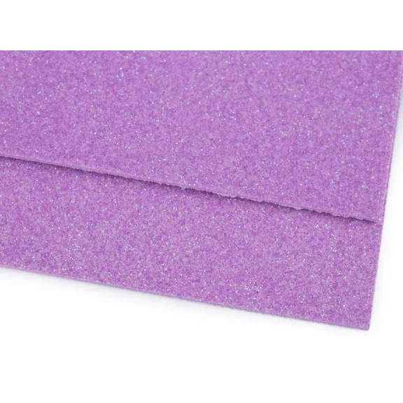 Habgumi Moosgummi csillámokkal 20x30 cm - 18 lila (10 db-os csomagolás) Habgumi Moosgummi csillámokkal 20x30 cm - 18 lila (10 db-os csomagolás)