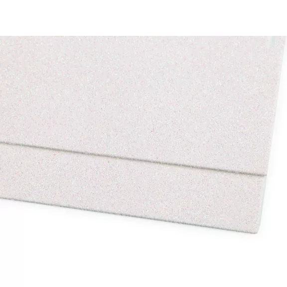 Habgumi Moosgummi csillámokkal 20x30 cm - 24 fehér AB (60 db-os csomagolás) Habgumi Moosgummi csillámokkal 20x30 cm - 24 fehér AB (60 db-os csomagolás)