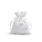 Szatén ajándéktasak 9,5x13 cm - 1 Off White (1 db-os csomagolás)