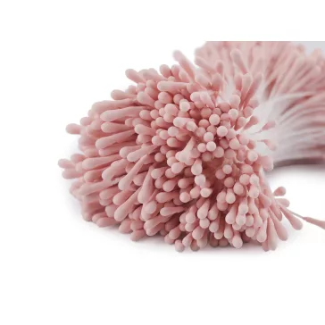 Virágbibék matt - 2 púderrózsaszín (30 bunch)