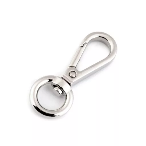Fém forgós karabíner 12 mm-es befűző