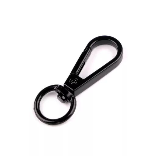 Fém forgós karabíner 12 mm-es befűző