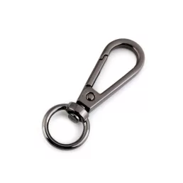 Fém forgós karabíner 12 mm-es befűző