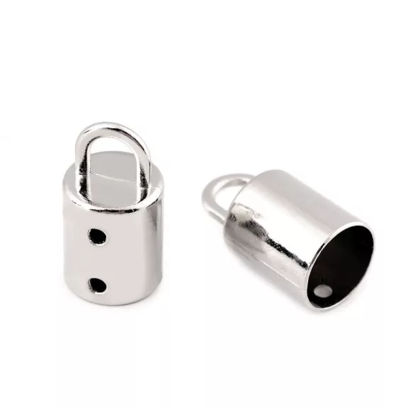 Fém zsinórvég Ø14 mm - 1 nikkel (10 db-os csomagolás) Fém zsinórvég Ø14 mm - 1 nikkel (10 db-os csomagolás)