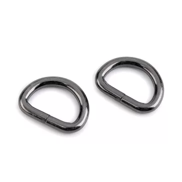   Félkarika szélessége 20 mm - 3 nikkel fekete (200 db-os csomagolás)
