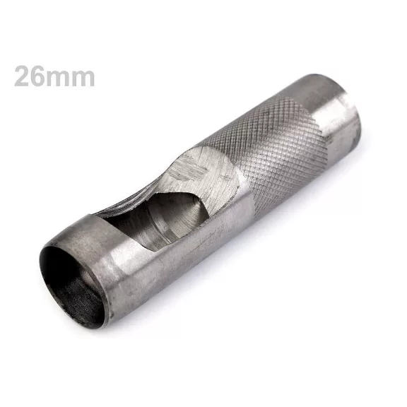 Lyukasztó anyagra Ø25 mm, Ø26 mm, Ø28 mm, Ø32 mm - 26 mm nikkel (1 db-os csomagolás) Lyukasztó anyagra Ø25 mm, Ø26 mm, Ø28 mm, Ø32 mm - 26 mm nikkel (1 db-os csomagolás)