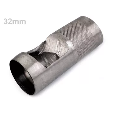   Lyukasztó anyagra Ø25 mm, Ø26 mm, Ø28 mm, Ø32 mm - 32 mm nikkel (2 db-os csomagolás)
