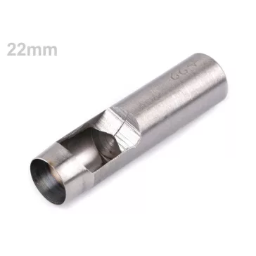   Fém lyukasztó textil anyagra Ø17; 18; 19; 20; 22 mm - 22 mm nikkel (3 db-os csomagolás)