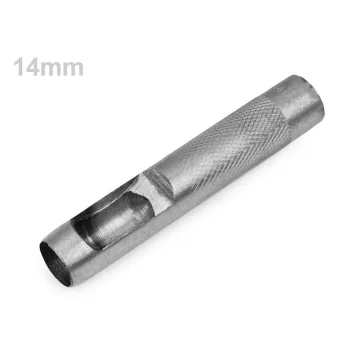   Fém lyukasztó textil anyagra Ø17; 18; 19; 20; 22 mm - 14 mm nikkel (3 db-os csomagolás)