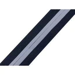 Rejtett spirálcipzár No 5 mm fényvisszaverő folyóméter