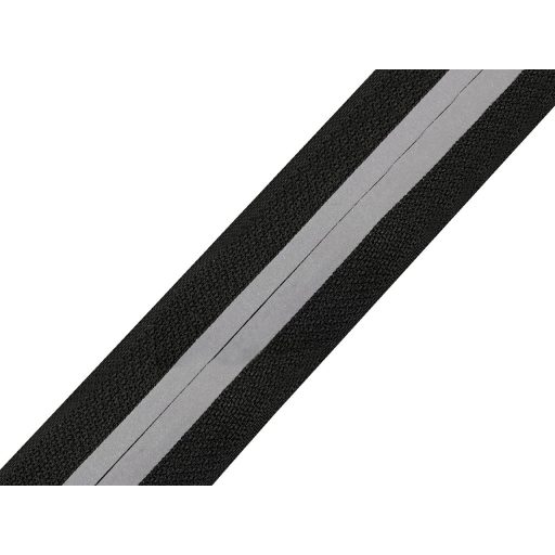 Rejtett spirálcipzár No 5 mm fényvisszaverő folyóméter