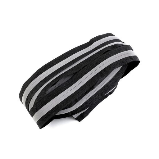 Rejtett spirálcipzár No 5 mm fényvisszaverő folyóméter