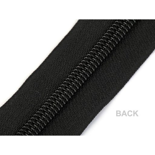 Rejtett spirálcipzár No 5 mm fényvisszaverő folyóméter